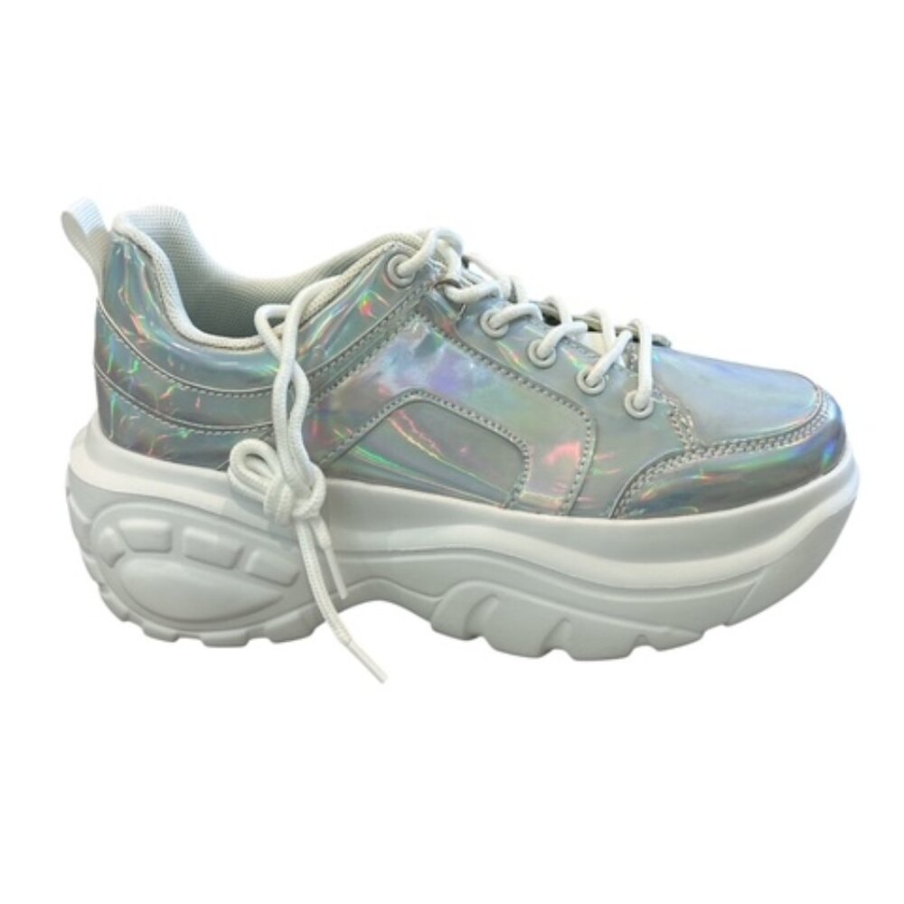 Freewalk Foam Fit Platform Sneakers Iridescent Size 7